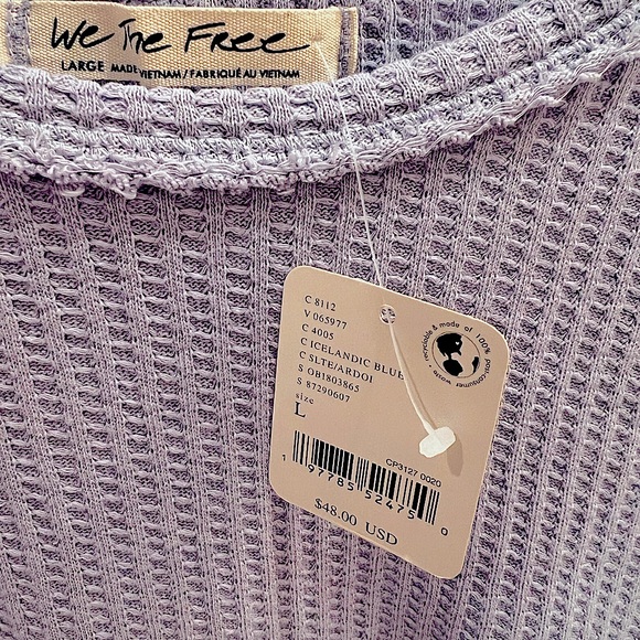 We The Free Roll With It Thermal - Icelandic Blue - Women’s Large - NWT - Picture 7 of 8
